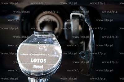 Gdansk. Nowo otwarta stacja benzynowa grupy Lotos....