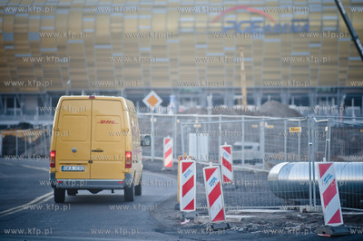 Gdansk. Zmiana w organizacji ruchu na budowie wezla...