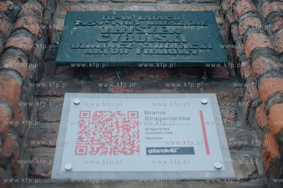 Gdansk. Brama Straganiarska, gdzie w latach 1959 -...