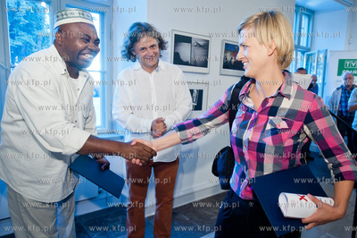 Gdansk. Nadbaltyckie Centrum Kultury. Uroczystosc wreczenia...