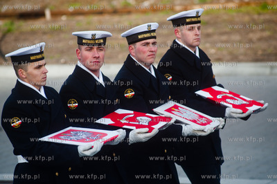 Port Wojenny w Gdyni. Ceremonia ostatniego opuszczenia...