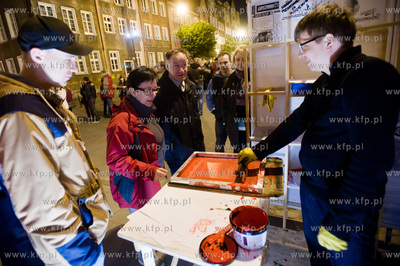 Gdansk. Europejska Noc Muzeow 2014.
Nz rekonstrukcja...