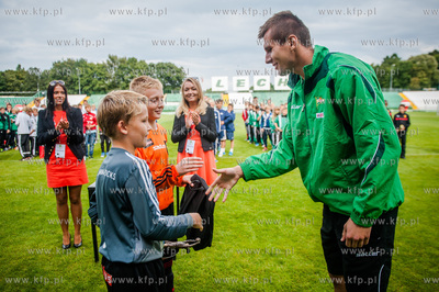 Gdansk. Stadion Miejski przy ul. Traugutta. Miedzynarodowy...