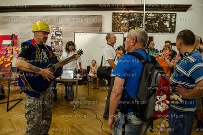 Gdansk. Swieto Historycznej sali BHP, znajdujacej sie...