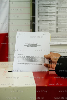 Gdansk. Kielpino Gorne. Obwodowa Komisja Wyborcza nr....