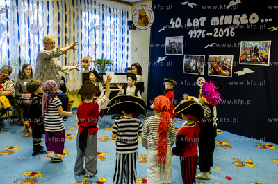 Gdansk. Zabianka. Obchody czterdziestych urodzi Przedszkola...