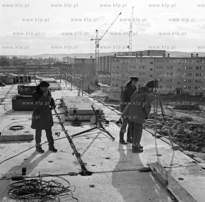 Budowa osiedla Gdansk Zabianka. 7.03.1973  2marzec1973_z.kosycarz_p13...