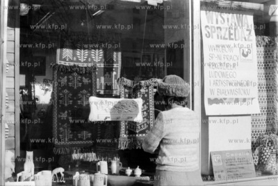 Wystawa wyrobów Spółdzielni Pracy Rękodzieła Ludowego...