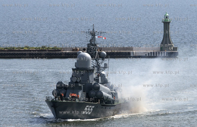 Gdynia. Wizyta trzech okretow Floty Baltyckiej Federacji...