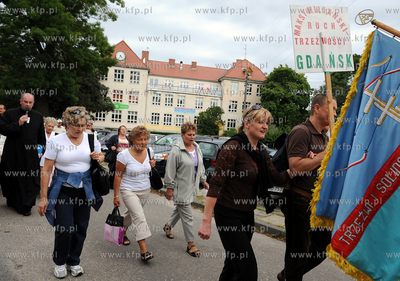 Gdansk. Oliwa. XVII piesza pielgrzymka trezwosci z...