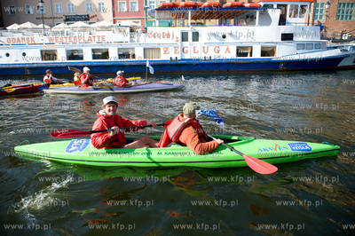 Gdansk. Ekspedycja Wisla podroznika Marka Kaminskiego...