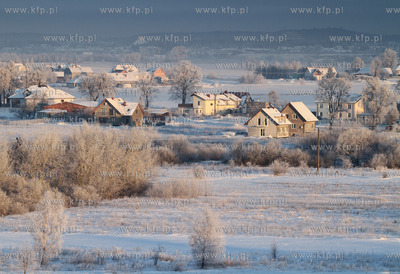 Gdansk, Rebiechowo. Mrozny poranek temperatura wynosila...