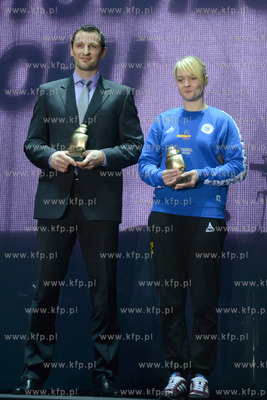 HAla Gdynia Arena.Gala Gdynskiego Sportu.    Nz.Sportowcami...