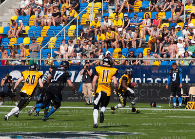 Gdynia. Stadion Miejski. Futbolisci Seahawks znow mistrzami...