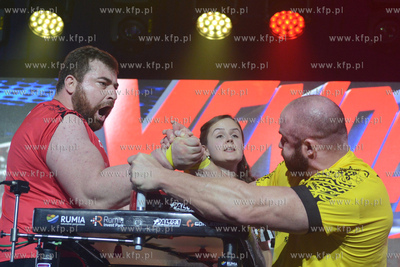 Hala Sportowo - Widowiskowa w Rumi. 50. Gala Armwrestligu...