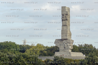 Gdańsk. Pomnik Obrońców Wybrzeża na Westerplatte....