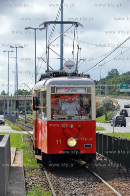 Jedna z gdanskich atrakcji turystycznych jest Tram...