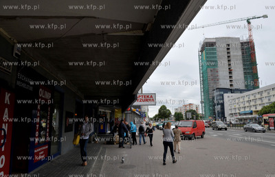 Gdansk. Wrzeszcz. Budowa Centrum Biurowego Neptun przy...