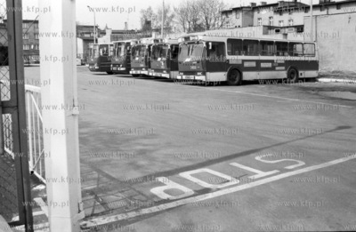 Baza autobusow w Wejherowie na Kaszubach. 1991 wejherowo?...
