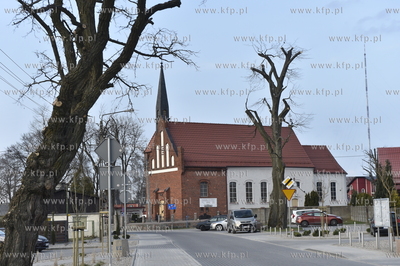Chwaszczyno, gmina Żukowo na Kaszubach. Stary kościół....
