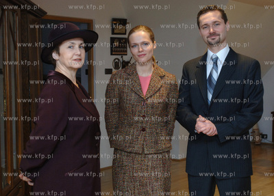 Biuro Lecha Walesy w Zielonej Bramie w Gdansku. Nz...