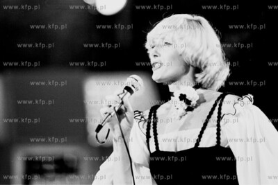 Helena Vondrackova na Festiwalu Piosenki w Sopocie....