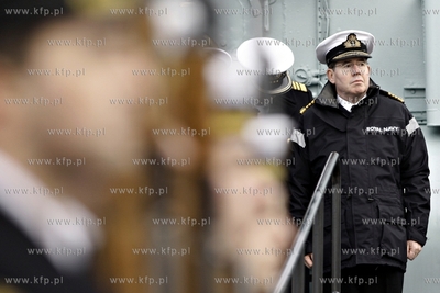 Gdynia. Wizyta admirala Sir Mark Stanhope Dowodcy Krolewskiej...
