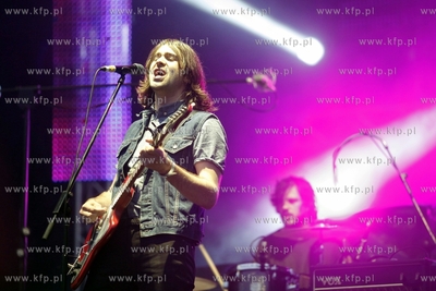 Gdansk. Plac Zebran Ludowych. Strefa Kibica. Koncert...