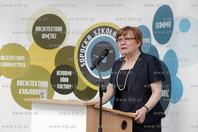 Sopocka Szkola Wyzsza. Wernisaz wystawy podsumowujacej...