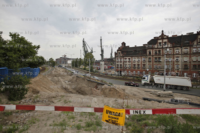 Gdansk. Budowa ul. Nowa Walowa.
04.07.2013
fot. Krzysztof...