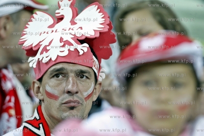 Gdansk. PGE Arena. Mecz towarzyski Polska- Dania. Nz....
