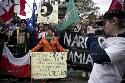 Gdańsk. Manifestacja przeciwko uchodźcom.
12.09.2015
fot....