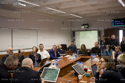 Gdańsk. UM. Konferencja prasowa dotycząca budowy...