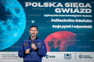 Wizyta astronauty Sławosza Uznańskiego-Wiśniewskiego...