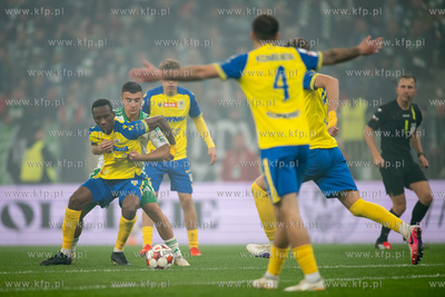 Betclic 1 liga. Lechia Gdańsk - Arka Gdynia n/z Artur...