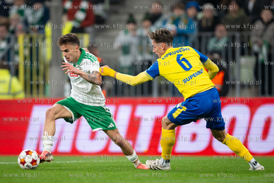 Betclic 1 liga. Lechia Gdańsk - Arka Gdynia n/z Kevin...