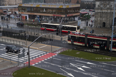 Gdańsk. Otwarcie nowego przejścia naziemnego na wysokości...