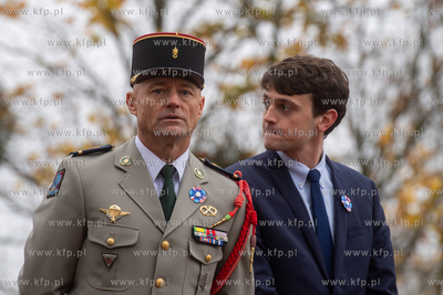 Wojskowy Cmentarz Francuski w Gdańsku. Uroczystości...