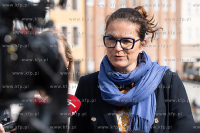 Zakończenie przebudowy Długiego Pobrzeża w Gdańsku....