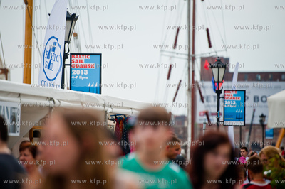 Gdansk. Zlot Zaglowcow Baltic Sail Gdansk 2013. Festiwal...