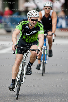Zawody Herbalife Triathlon Gdynia 2013.
Nz aktor Borys...