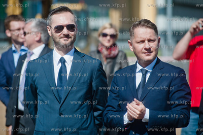 Gdansk. Batycki Kampusu Uniwersytetu Gdanskiego. Uroczystosc...