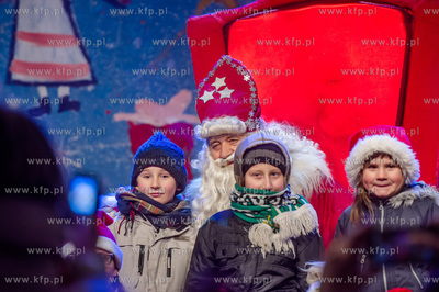 Gdansk. Przywitanie Swietego Mikolaja, parada zaczarowanego...