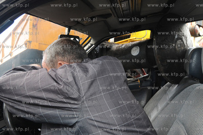 Na strzezonym przejezdzie kolejowym przy ul. Puckiej...