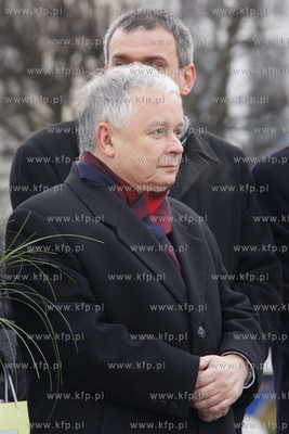 Wizyta prezydenta RP Lecha Kaczynskiego w Kartuzach....