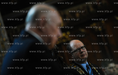 Gdansk. Dwor Artusa. Wreczenie Medali sw. Wojciecha...