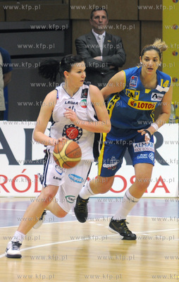 Hala Sportowo - Widowiskowa w Gdyni. Druzyna koszykarek...