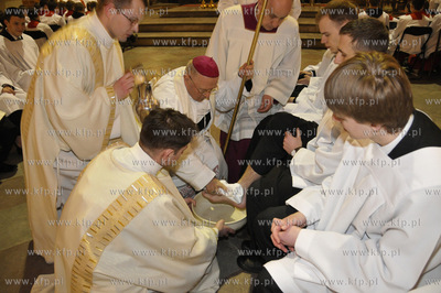 Msza Wieczerzy Panskiej w Wielki Czwartek w bazylice...