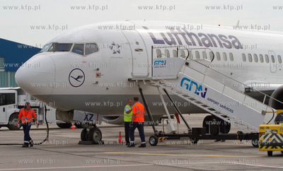 Port Lotniczy Gdansk im. Lecha Walesy, przylot reprezentacji...