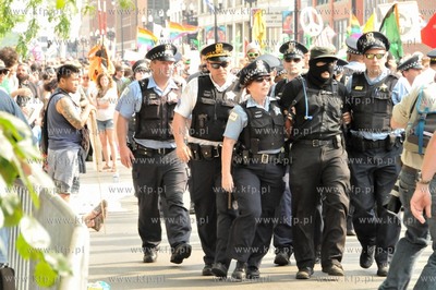 Chicago. Manifestacja przedstawicieli ruchu Okupuj...